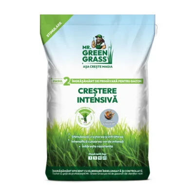 Îngrășământ de primăvară pentru gazon – Creștere intensivă – Mr. Green Grass®