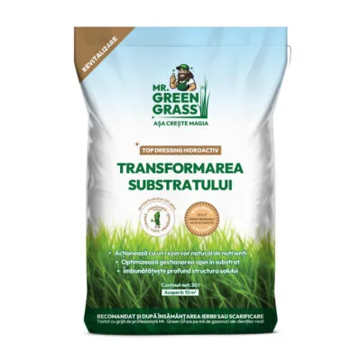 Top dressing hidroactiv – Transformarea substratului – Mr. Green Grass®